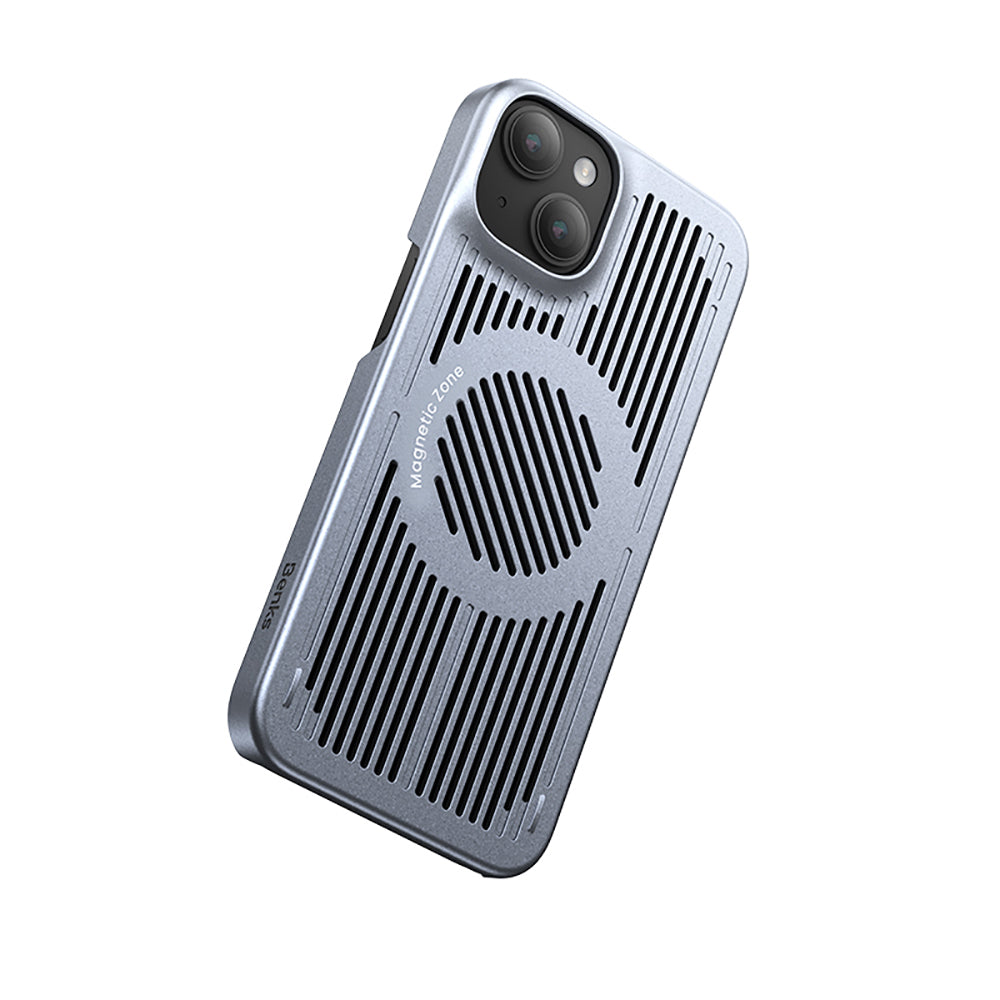 Benks Biliz iPhone 15 Plus M-safe Şarj ve Soğutucu Özellikli Telefon Kılıfı Benks Biliz iPhone 15 Plus M-safe Şarj ve Soğutucu Özellikli Telefon Kılıfı